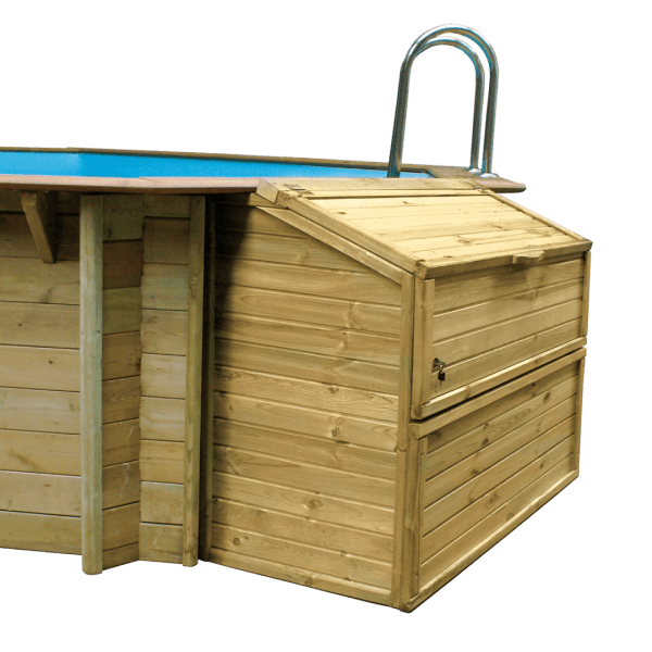 27900020 Filtration housing unit, pine, Ht: 146 Деревянный короб для оборудования, h=1,46