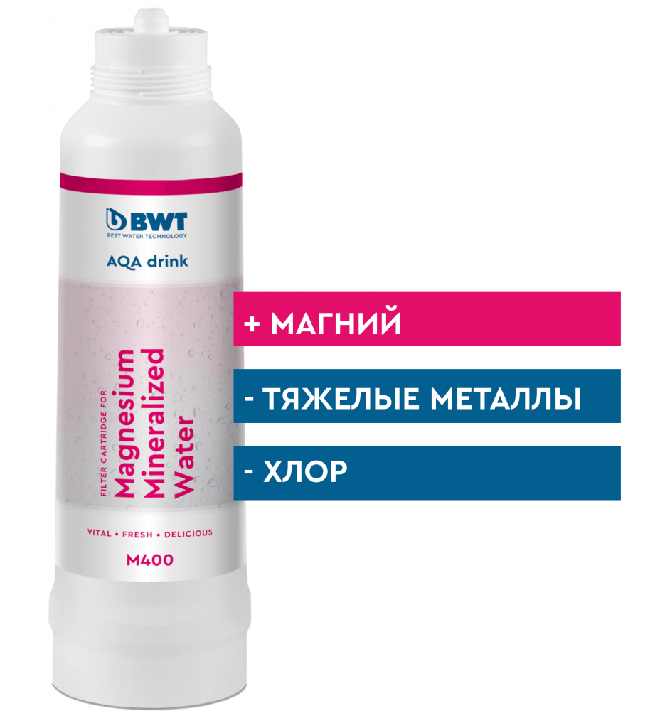 Сменный фильтр BWT M400: обогащение магнием  