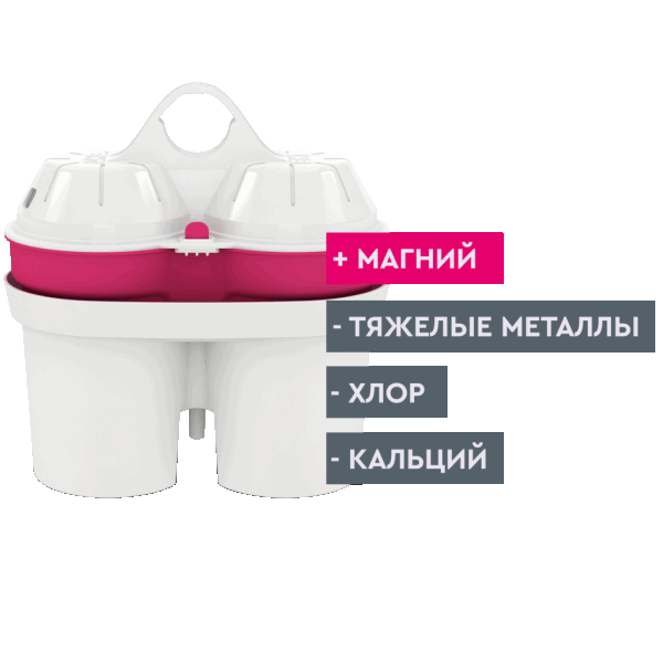 814134-A Magnesium Mineralized water 3+1 pack Комплект картриджей, минерализация магний 4шт